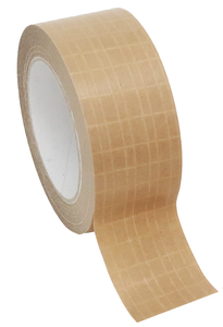 Kraft paper reinforced self-adhesive brown tape