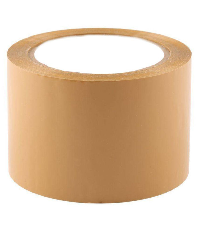 Kraft Paper Tape, self-adhesive, brown, 72mm x 50 metres - box of 24 STANDARD LENGTH rolls