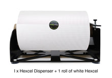 Load image into Gallery viewer, White Paper Bubble Wrap Starter Kit - HexcelWrap including Dispenser