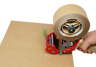Kraft paper reinforced self-adhesive brown tape