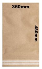 Load image into Gallery viewer, Brown kraft paper mailing bag with self seal strip